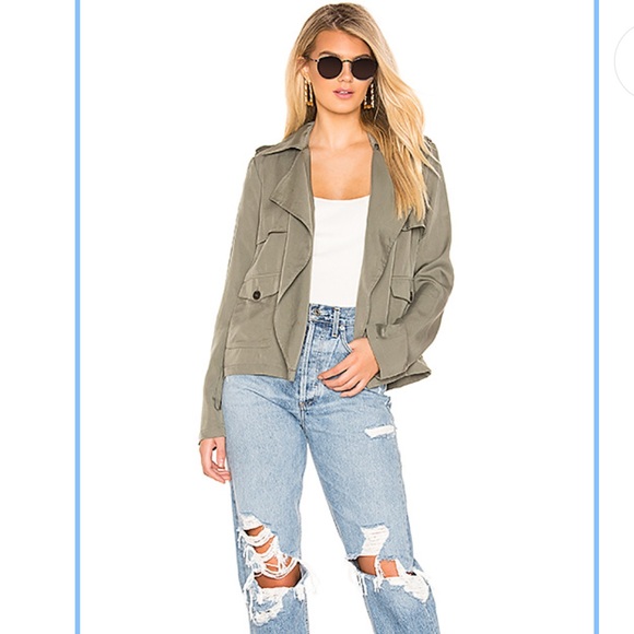 Lovers + Friends Winnie Jacket Green NWT - Picture 4 of 8